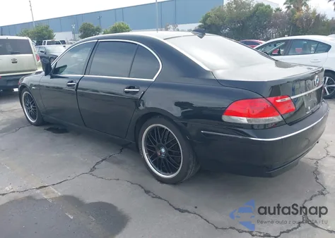 2007 BMW 750Li from USA, damaged, VIN WBAHN83527DT72028